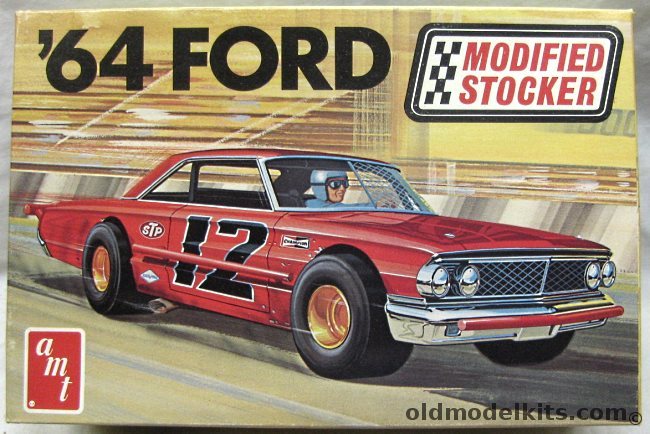 AMT 1/25 1964 Ford Galaxie 2 Door Hardtop Modified Stocker, T193-225 plastic model kit